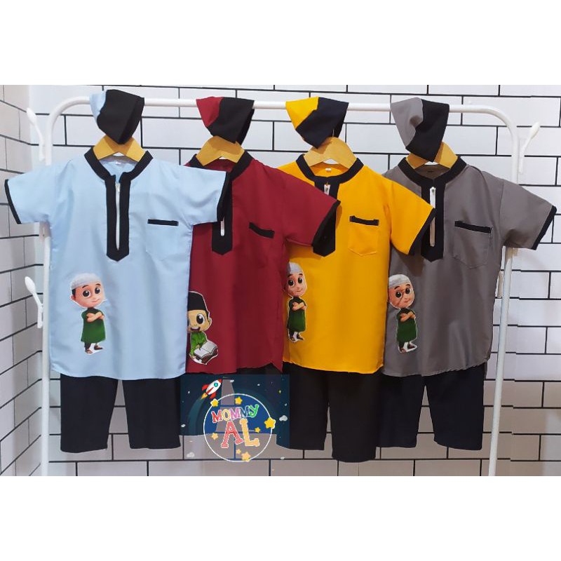 STELAN BAJU KOKO ANAK TURKI LED 1-5 Tahun