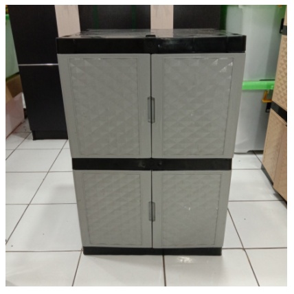 LEMARI PAKAIAN PLASTIK 2 SUSUN