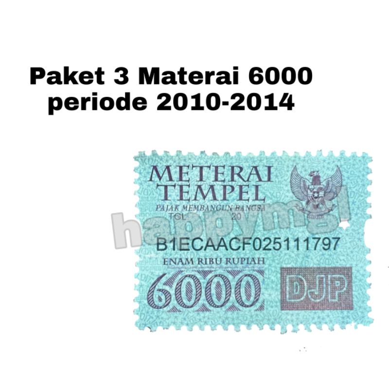 

Materai Meterai 6000 2010 2011 2012 2013 2014 2015 DJP biru