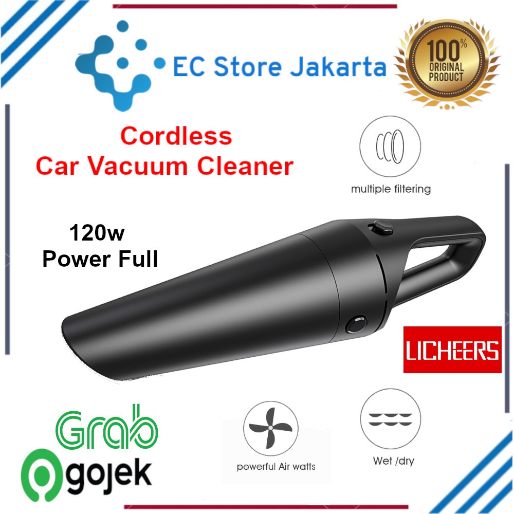 Licheers LXW01 Vehicle Car Vacuum Cleaner Portable Mini Penyedot Debu Mobil