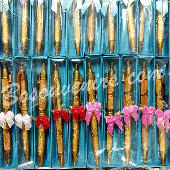 

Pulpen Emas Kemasan Box / Pen Gold / Souvenir Pernikahan / Pen Promosi