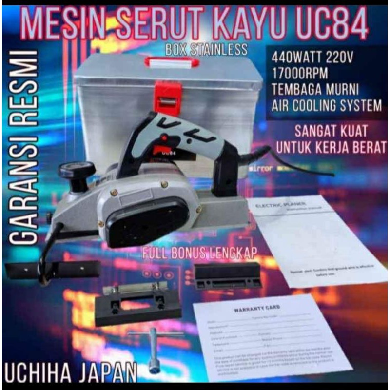 Jual Promo Mesin Planer Serut Sugu Pasah Ketam Pasrah Kayu Planner Uchiha Type Uc Uc