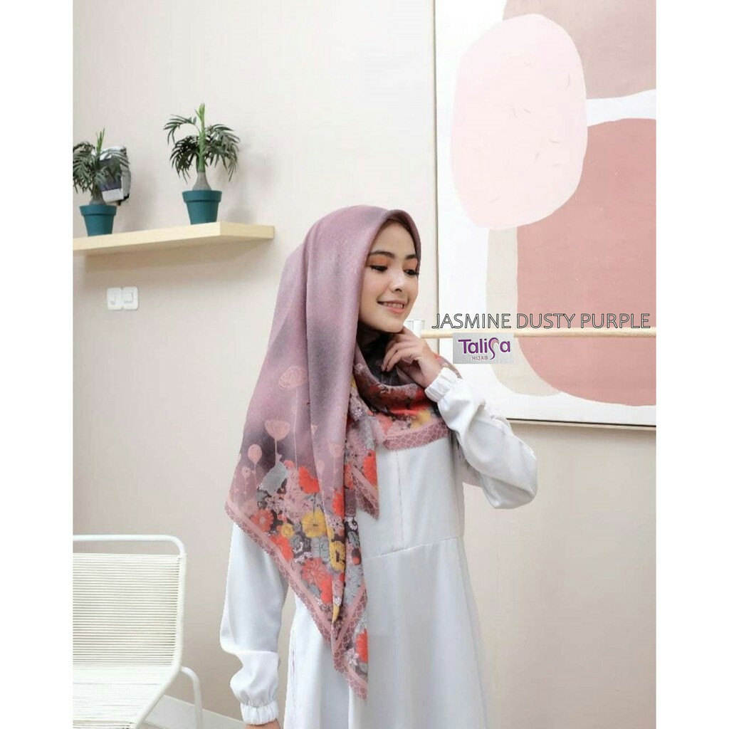 Jilbab Segi Empat/Jasmine Voal Cutting Laser