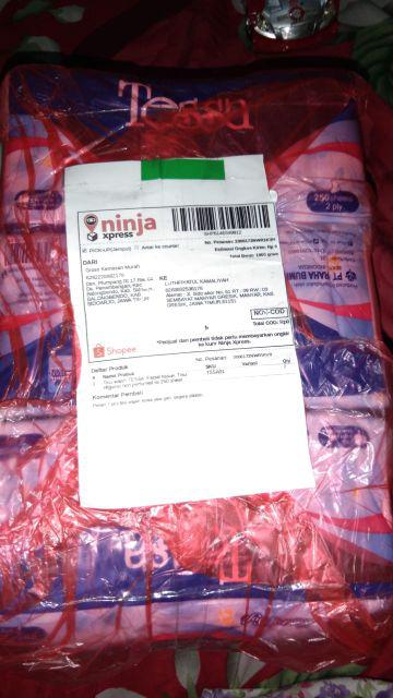 Tisu Wajah Tessa, Facial Tissue, Tisu Higienis Non Perfumed Isi 250 Sheet