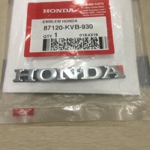LOGO EMBLEM HONDA VARIO PARIO BEAT BIT SCOOPY SCOPY 86836K93N00ZA 86833K59A30 86834K1AN70ZA 86834K1A