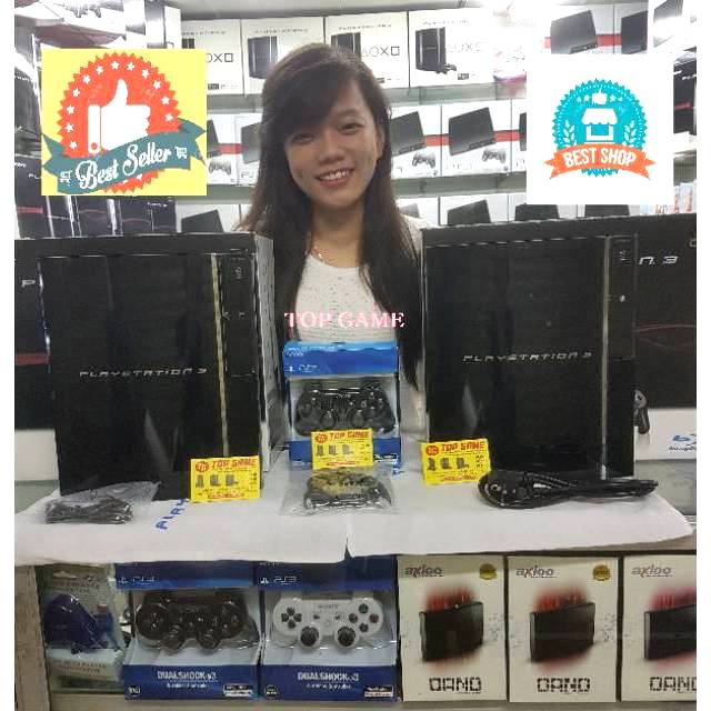 Playstation 3 HARGA TERMURAH ( PS3 / PS 3 ) FAT 2 PORT HDD 80GB + Stick PS3 Wireless