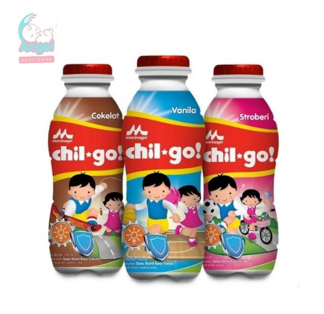 Chil Go ( PER KARTON ISI 6 PACK ) Coklat / Strawberry / Vanila / Melom Madu / Pisang