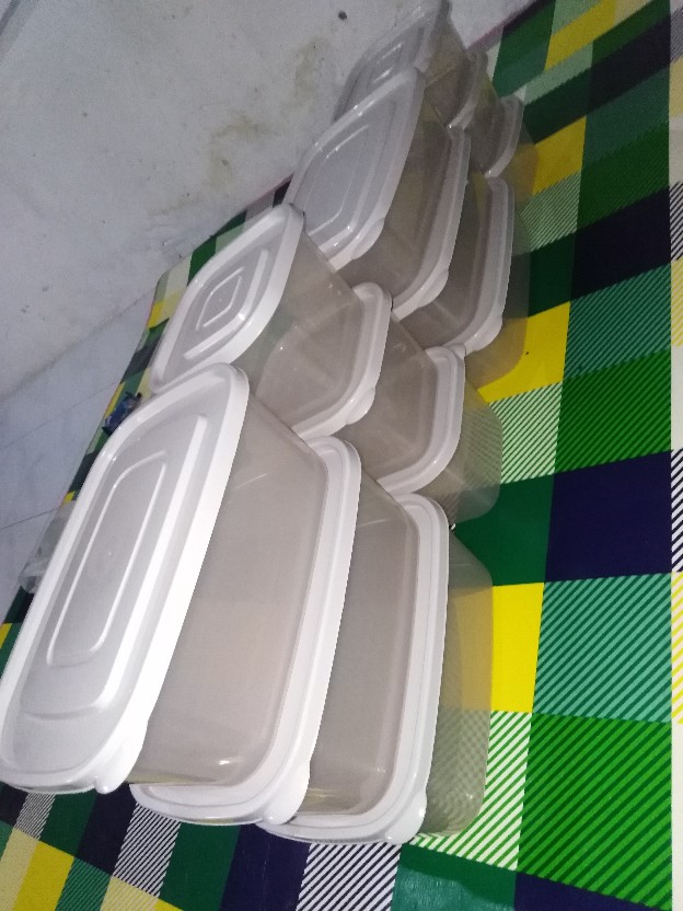 Toples Set Calista Rumoi/ Stella Tempat Penyimpanan/ Seal Ware 12 Pcs