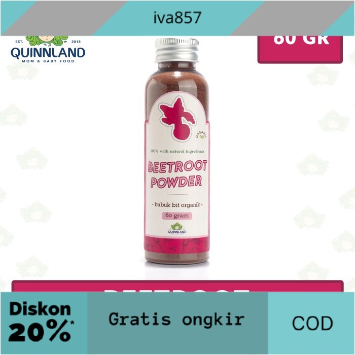 

PROMO QL Organic Beet Root Powder - Bubuk Akar Bit Organik GRATIS ONGKIR