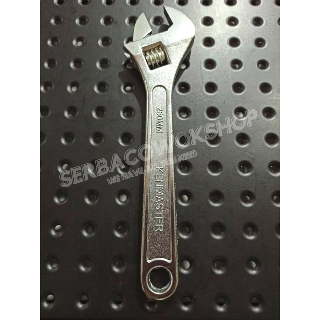 Kenmaster Kunci Inggris 10&quot; Inch Inci Kunci Bago 250 mm Chrome Termurah Berkualitas