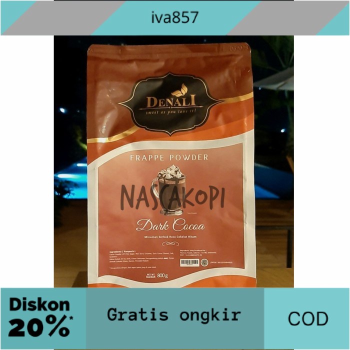 

PROMO Denali Bubuk Powder Dark Cocoa GRATIS ONGKIR