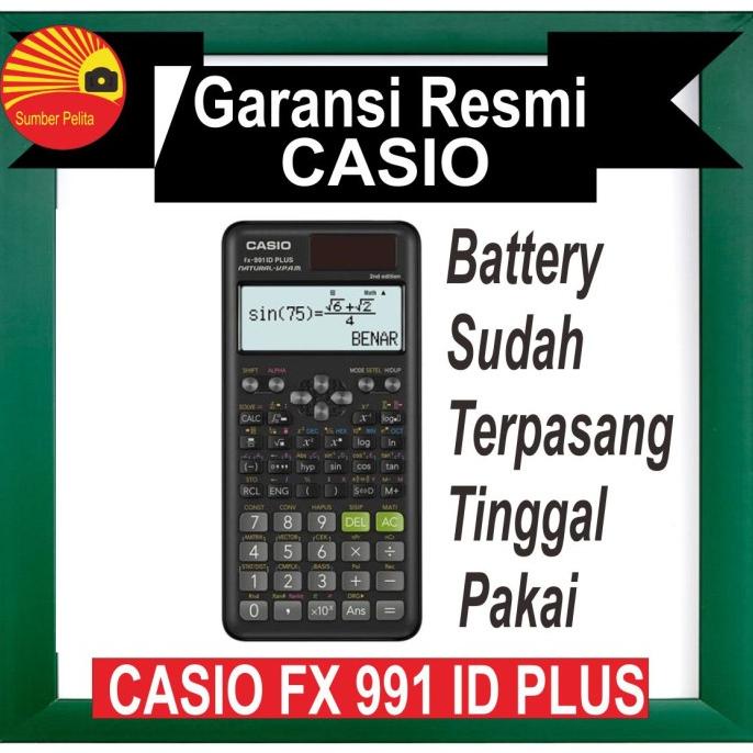 

[COD] CASIO FX 991 ID PLUS KALKULATOR SCIENTIFIC / FX991 / FX 991ID LIMITED EDITION Kode 1039