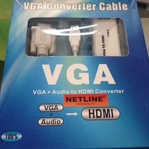 NETLINE CONVERTER VGA +AUDIO TO HDMI