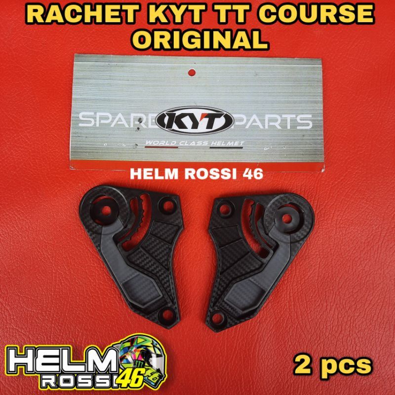 RACHET KUPINGAN KYT TT COURSE ORIGINAL - Braket TT COURSE - DUDUKAN HELM TT COURSE