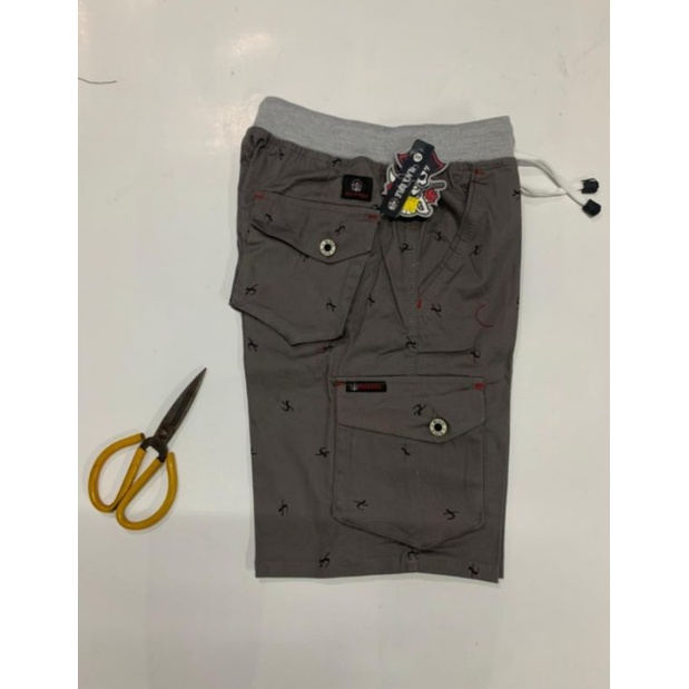 CARGO RIP MOTIF PENDEK // CELANA CARGO PANTS KOLOR PENDEK MOTIF