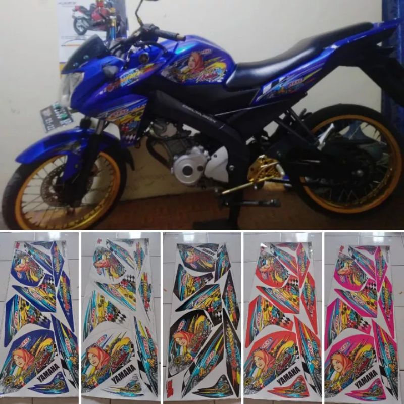Sticker striping decal list motor vixion new 2013 - stiker vixion new nvl - striping vixion nvl 2013
