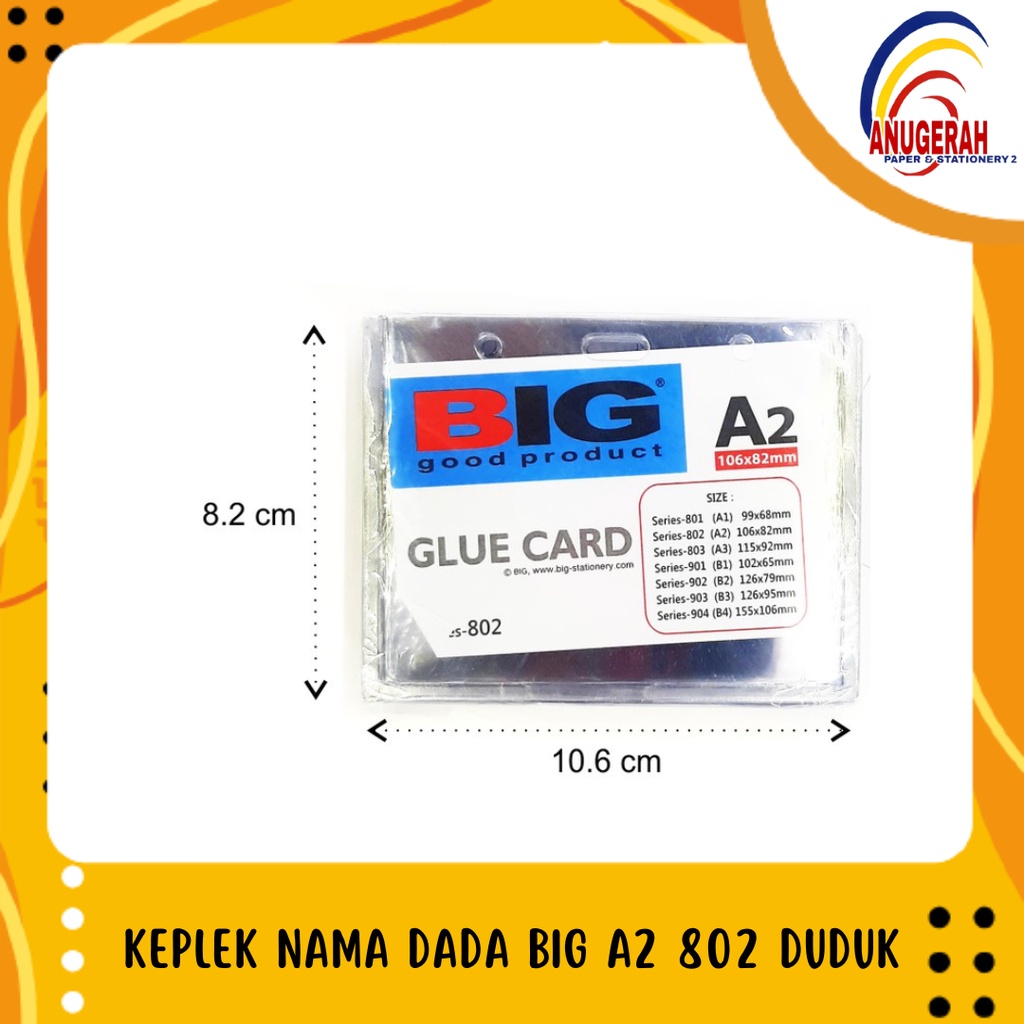 

KEPLEK NAMA DADA BIG A2 802 DUDUK (PCS)