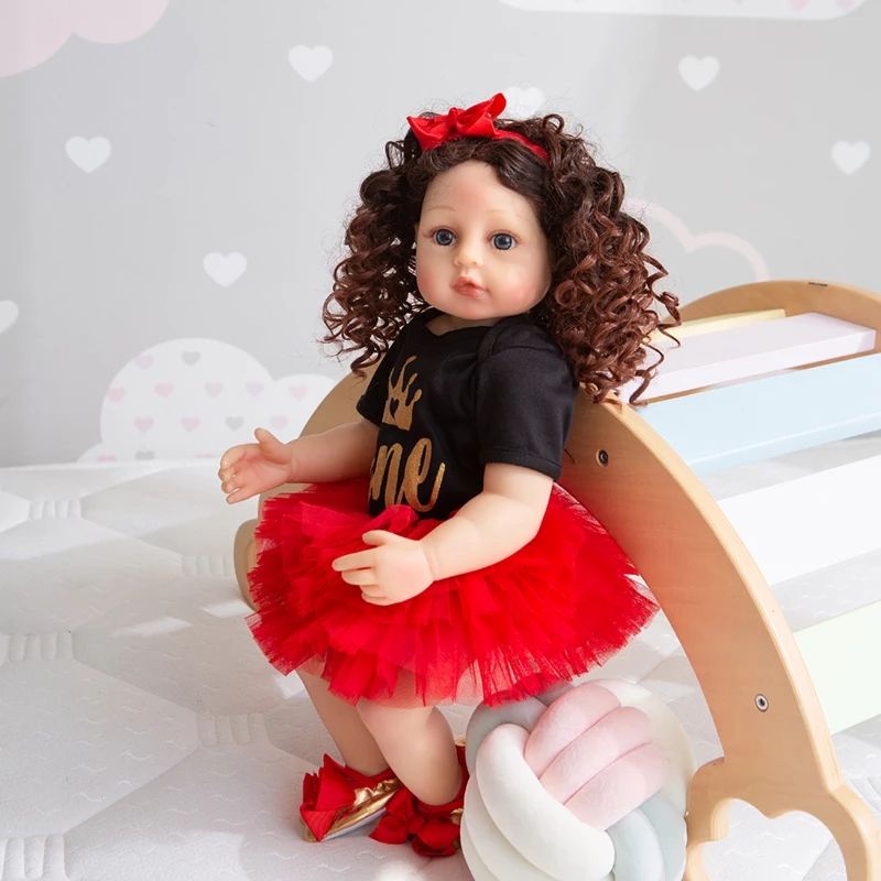 Ready depan Boneka Reborn Full Silikon Bisa Mandi Premium Original 55 cm