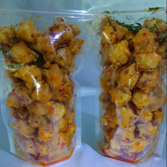 Siomay Kering Bumbu Pedas - Cemilan Snack Jajanan Makanan