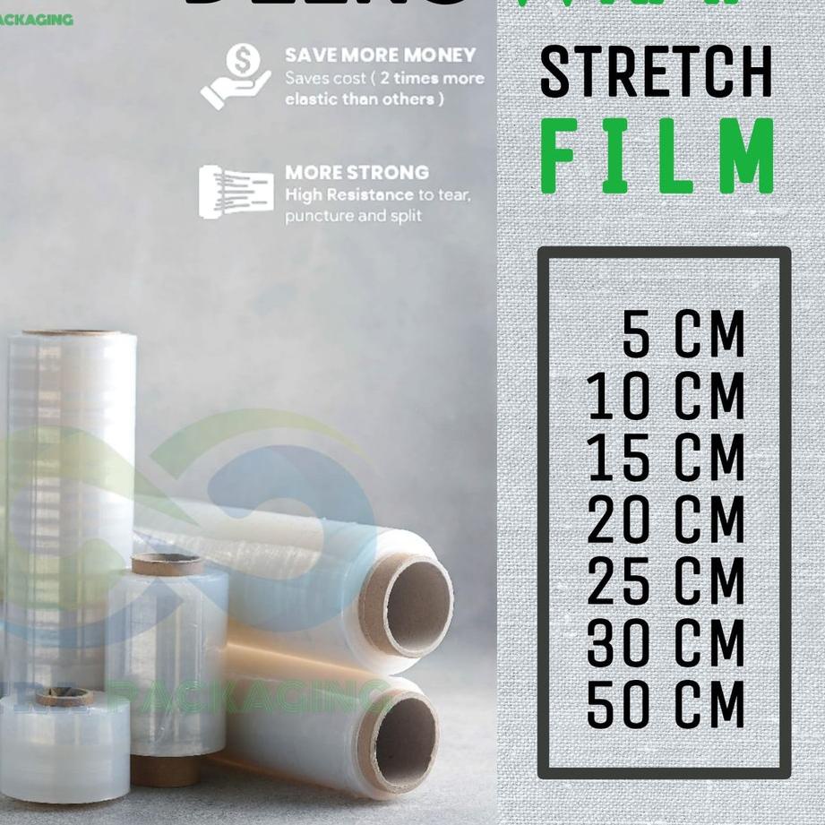 

Flash Sale PLASTIK WRAPING BARANG / STRETCH FILM 50 CM TER- DELOWRAP .