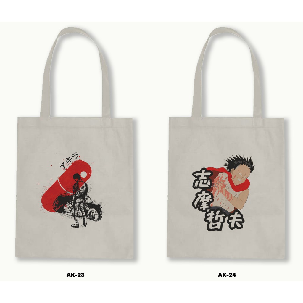 TOTE BAG BLACU - AKIRA /ANIME-MANGA .02