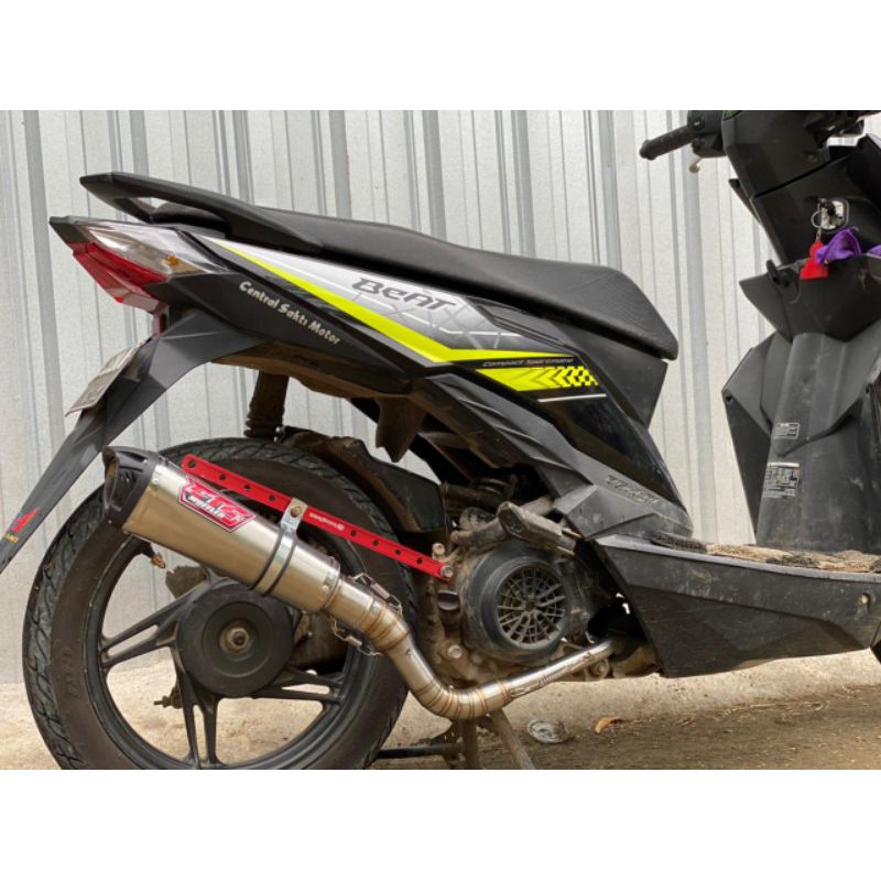 Knalpot racing cts muffler original tinggal pasang beat fi beat karbu mio sporty mio j fino dll