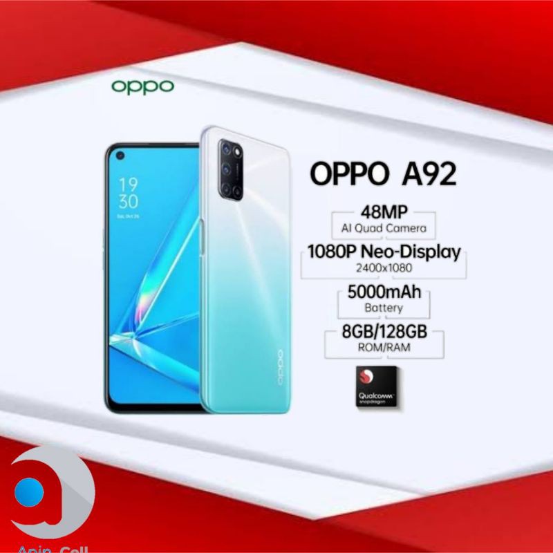 Oppo A92 6/128 Garansi resmi