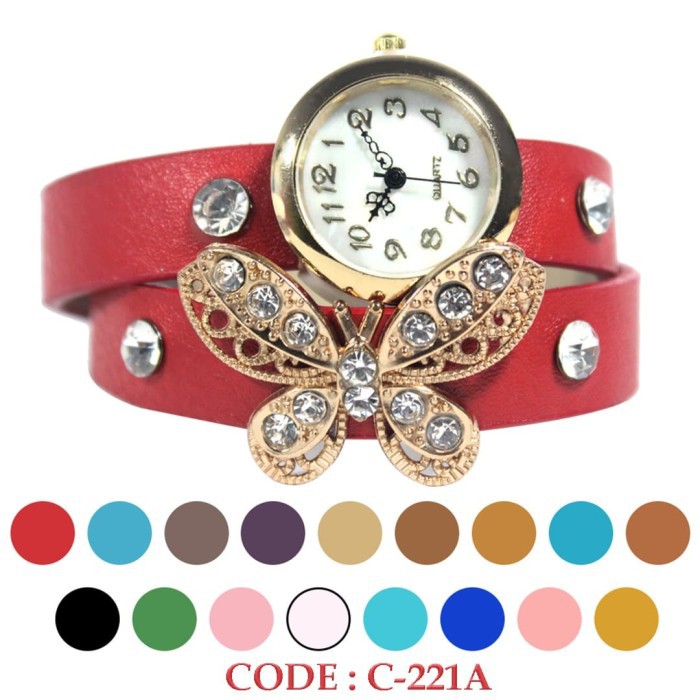 NEW Jam Tangan Wanita Mewah Analog Fashionable C-221A