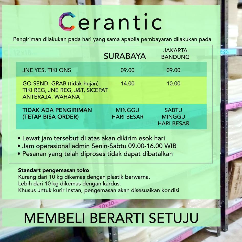 

CE147 Plastik Vakum Embos 17 x 25 cm / Vacum Emboss / Vacuum Bag Embossed 17x25 isi 25 ☻ 0
