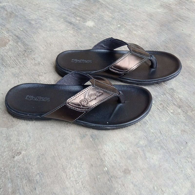 sandal Kickers 05/sandal kulit pria/sandal cowok terbaru/sandal murah/sandal fashion/sandal casual/sandal pria terlaris