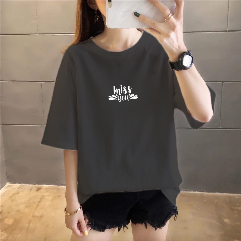 YOURSTYLE1119 - KAOS MISS YOU LEBARAN KEKINIAN TERLARIS KEREN UNISEX OVERSIZE