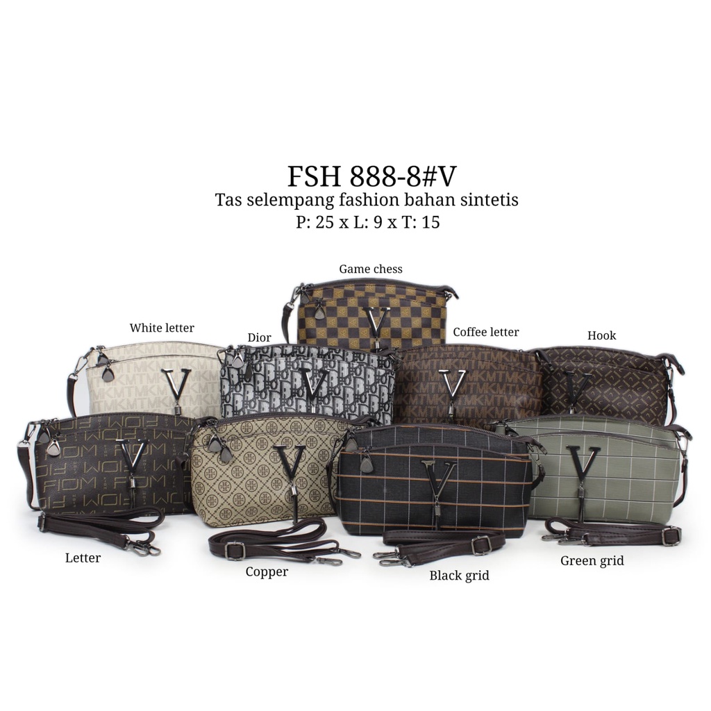 TAS SELEMPANG FASHION WANITA #FSH 888-8 V