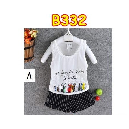 BAJU BAYI B332 / SETELAN PENDEK / BAJU LENGAN PENDEK / BAJU ANAK LAKI-LAKI