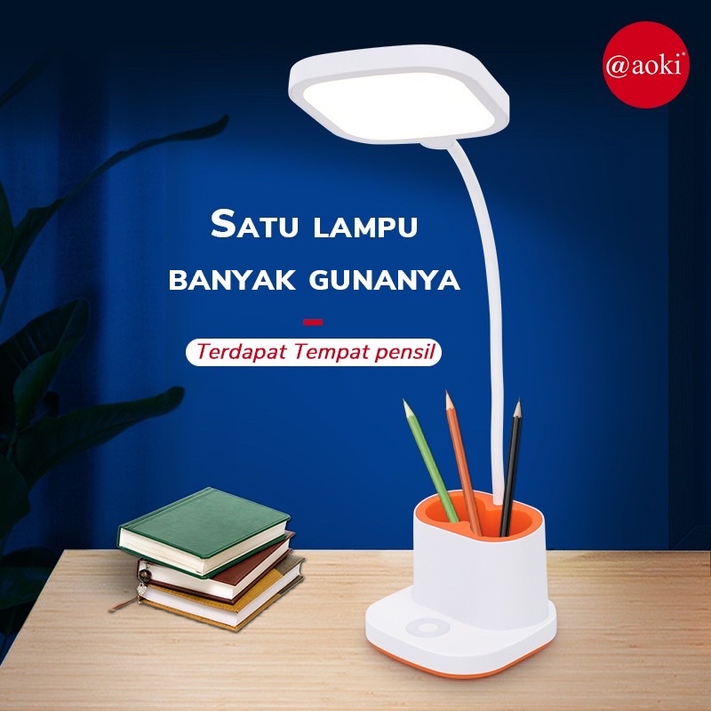 Lampu Belajar Aoki/ Lampu tidur / Lampu Aoki portable