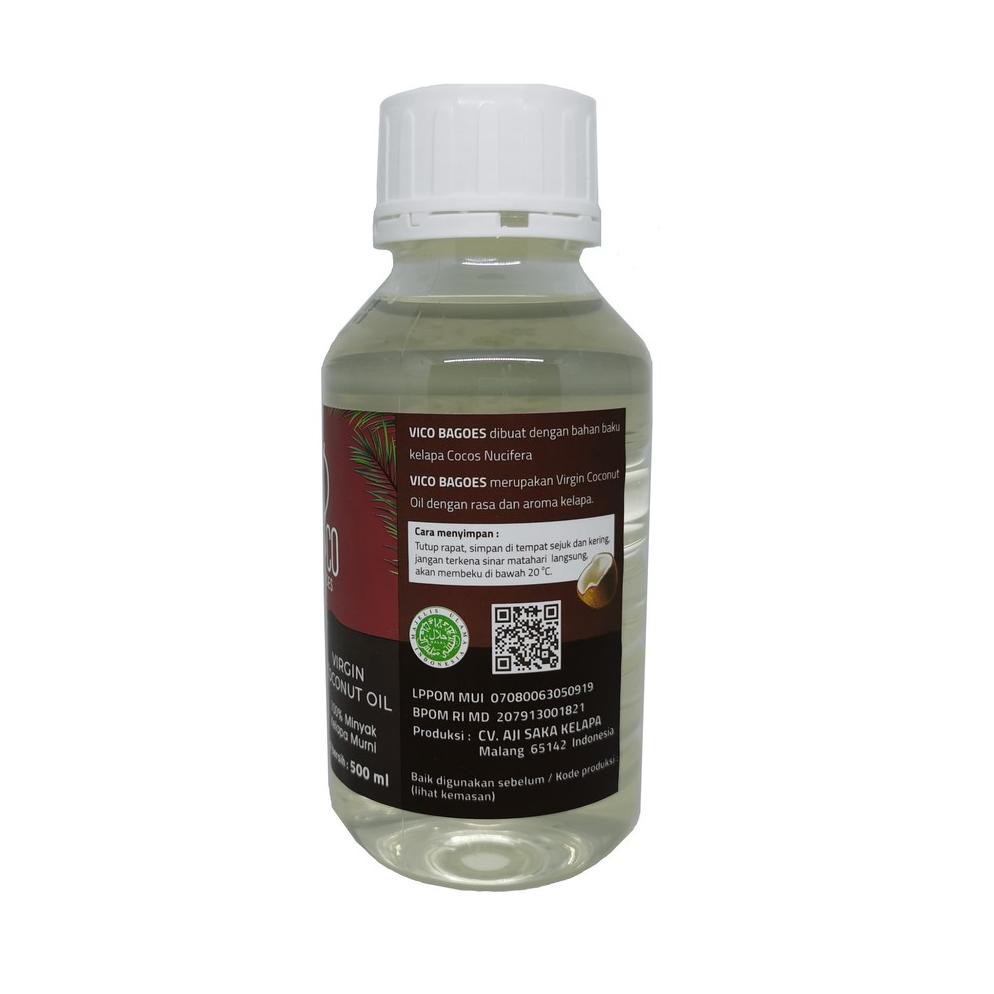 

Pasty ready Vico Bagoes VCO Virgin Coconut Oil, Minyak Kelapa 500ml C0de@z#r4 Mur4ah