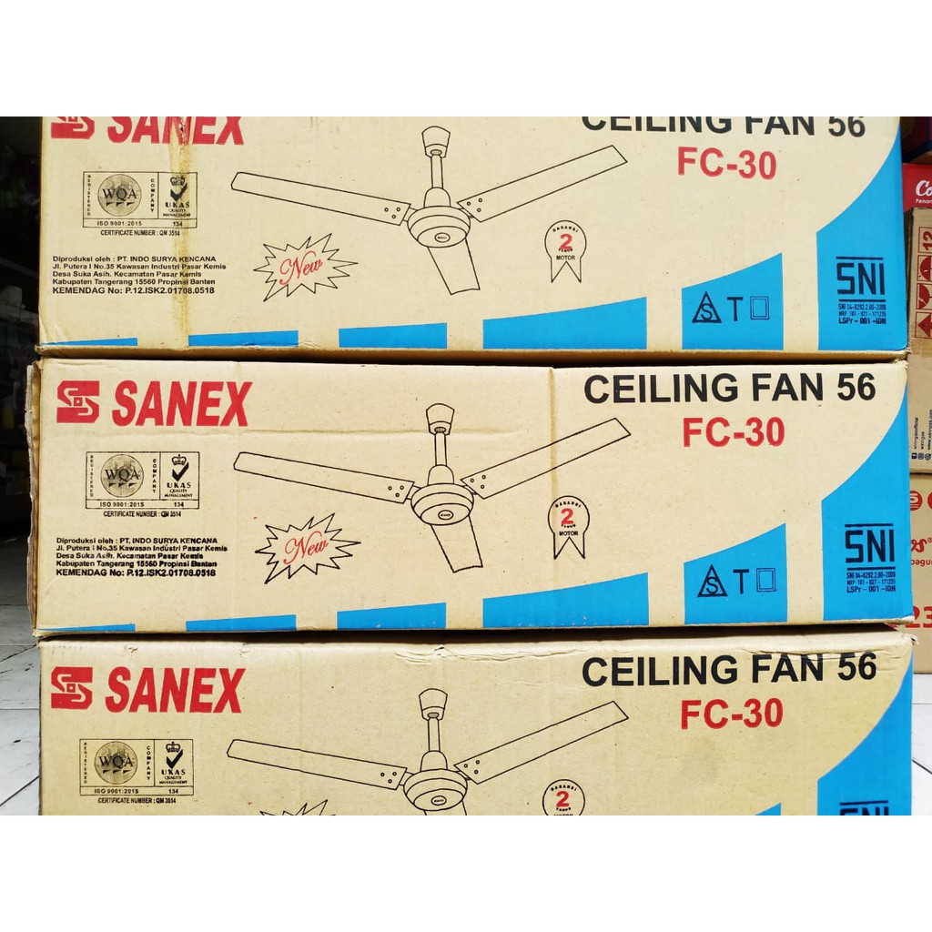 SANEX FC-30 Ceiling Fan / Kipas Angin Langit-Langit 56 Inch