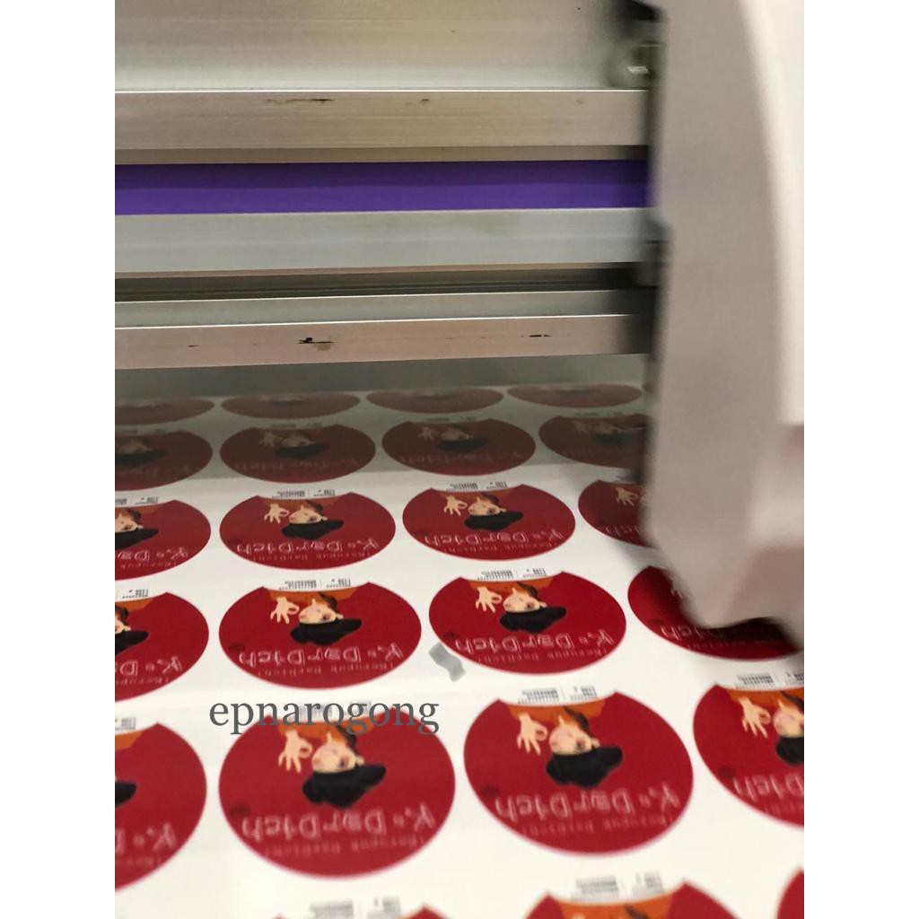 

Print Stiker Kemasan Chromo + Cutting