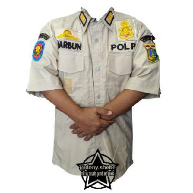 BAJU PDH SATPOL PP KREM