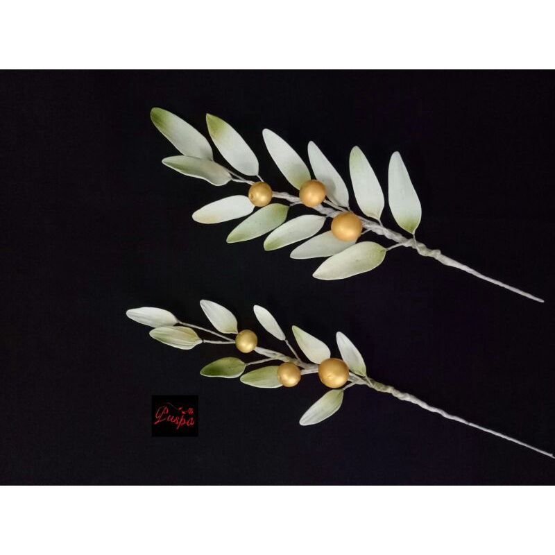 

(469/PDM12) Gumpaste Flower Sugar Flower/Bunga Gumpaste Leaves Daun