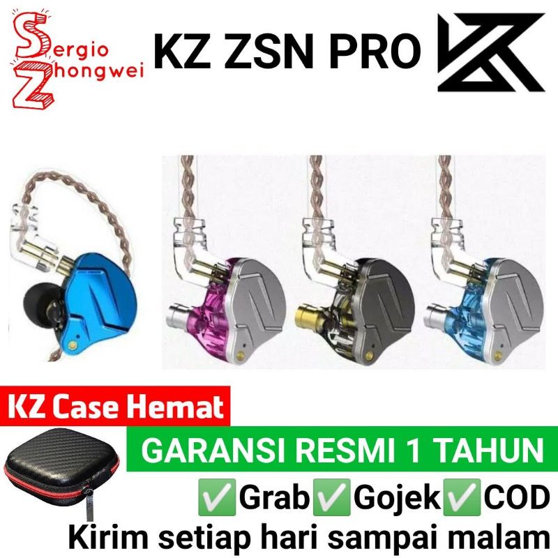 KZ ZSN PRO With Mic In Ear Earphone Headset Hybrid 1ba 1dd new KZ ZSN PRO X