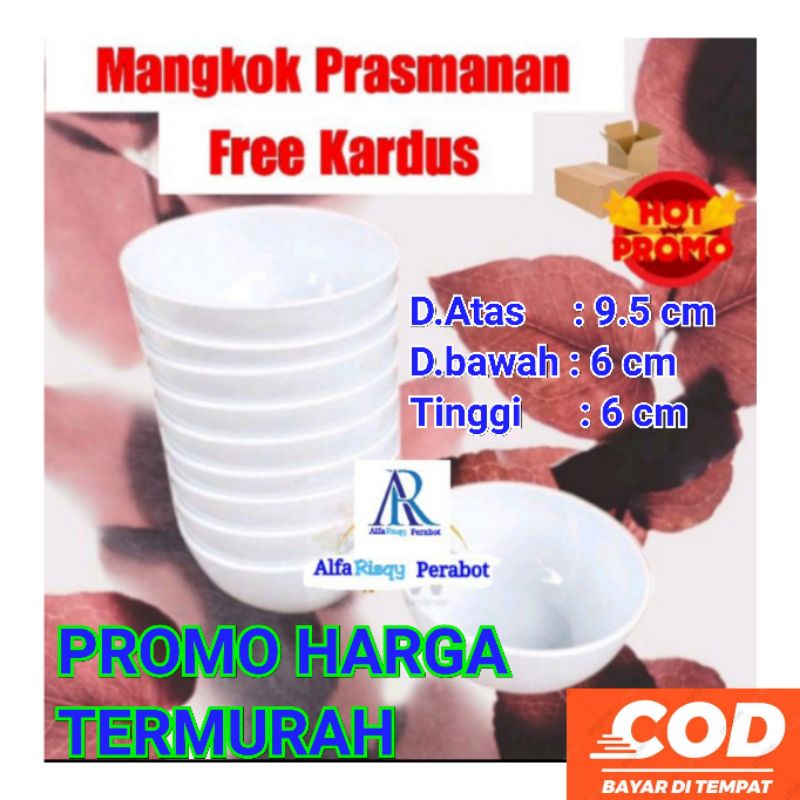 MANGKOK PRASMANAN PUTIH 3.5/ MANGKUK KECIL MELAMINE/ MANGKOK SUP / MANGKUK MINI / MURAH FREE KARDUS/