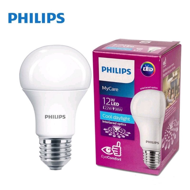 Philips Lampu Philips Led Bulb My Care 12W philips mycare 12 Watt Cool Day Light Putih IS