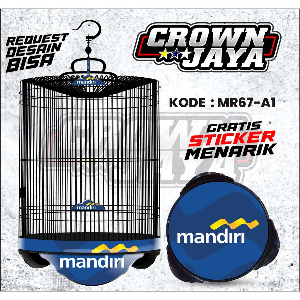 Decal Stiker Tebok Murai ORIQ - Stiker Kandang Murai Ebod Jaya Custom Desain - Decal Tebok Murai No 