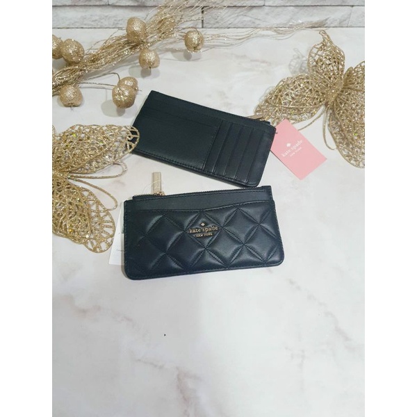 kate spade natalia card holder slim black