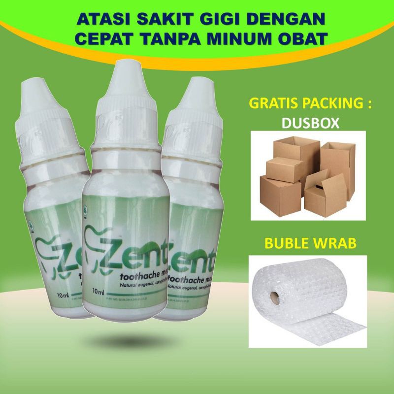 Zentri Obat sakit gigi herbal ampuh aman alami isi 10ml