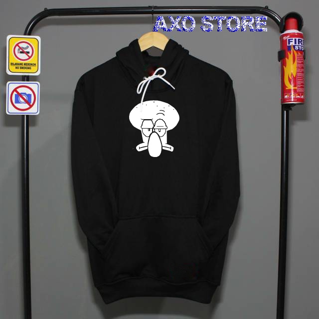 COD TERLARIS HOODIE SABLON Squidward SpongeBob SquarePants PREMIUM / PRIA &amp; WANITA / Sweater / Switer / Hoodie Kekinian / Hoodie Hits / Switer Pria/Hoodie Polos/ SIZE S M L XL XXL 2XL XXXL 3XL Termurah Murah Ukuran Big Size Jumbo