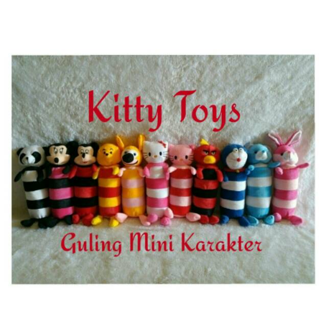 Guling boneka mini karakter / guling baby karakter