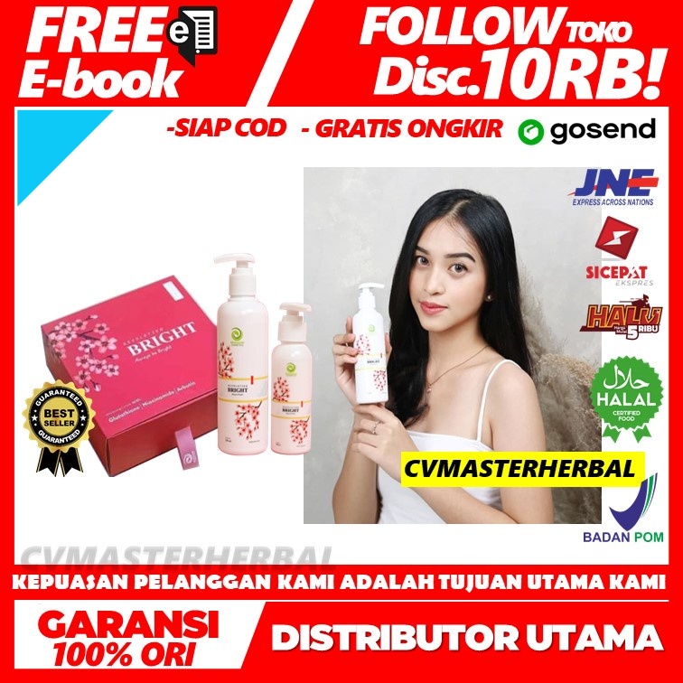 TERLARIS Revolotion Bright Whitening Body Lotion Pemutih Terbaik Revolution Bright Mencerahkan Kulit