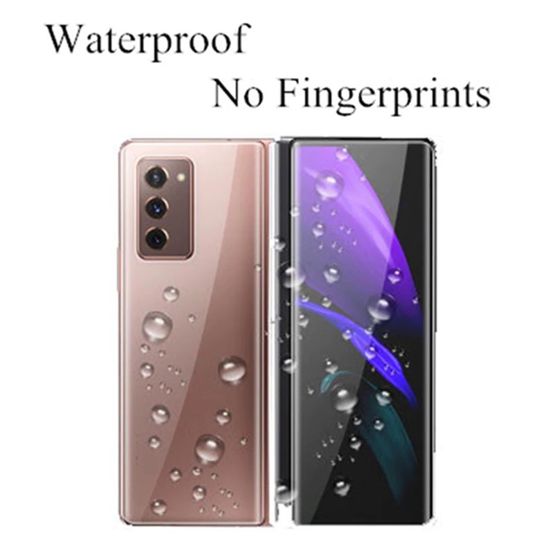 Pelindung Layar Samsung Galaxy Z Fold 2 Paket 4 in 1 bahan hydrogel