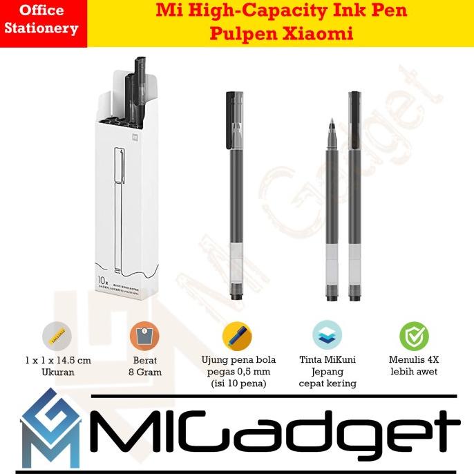 

((((()paling dicari] Mi High-Capacity Ink Pen - Pulpen Xiaomi Bolpoin Gel